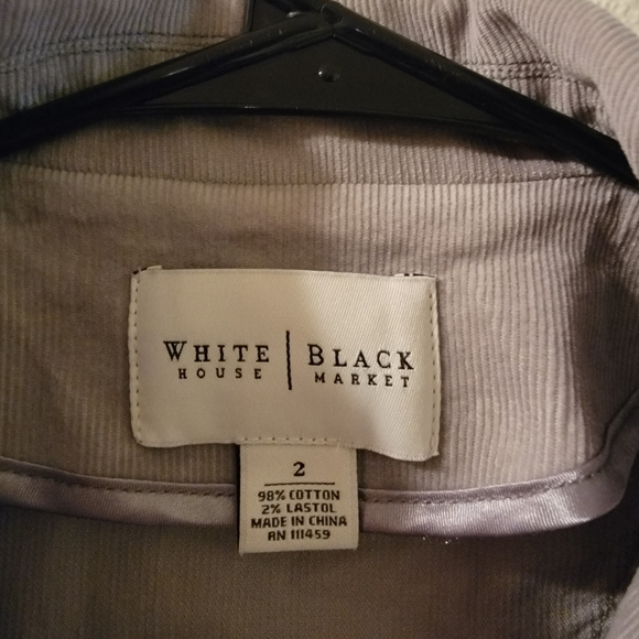 White House Black Market Light Gray Blazer - Picture 3 of 9